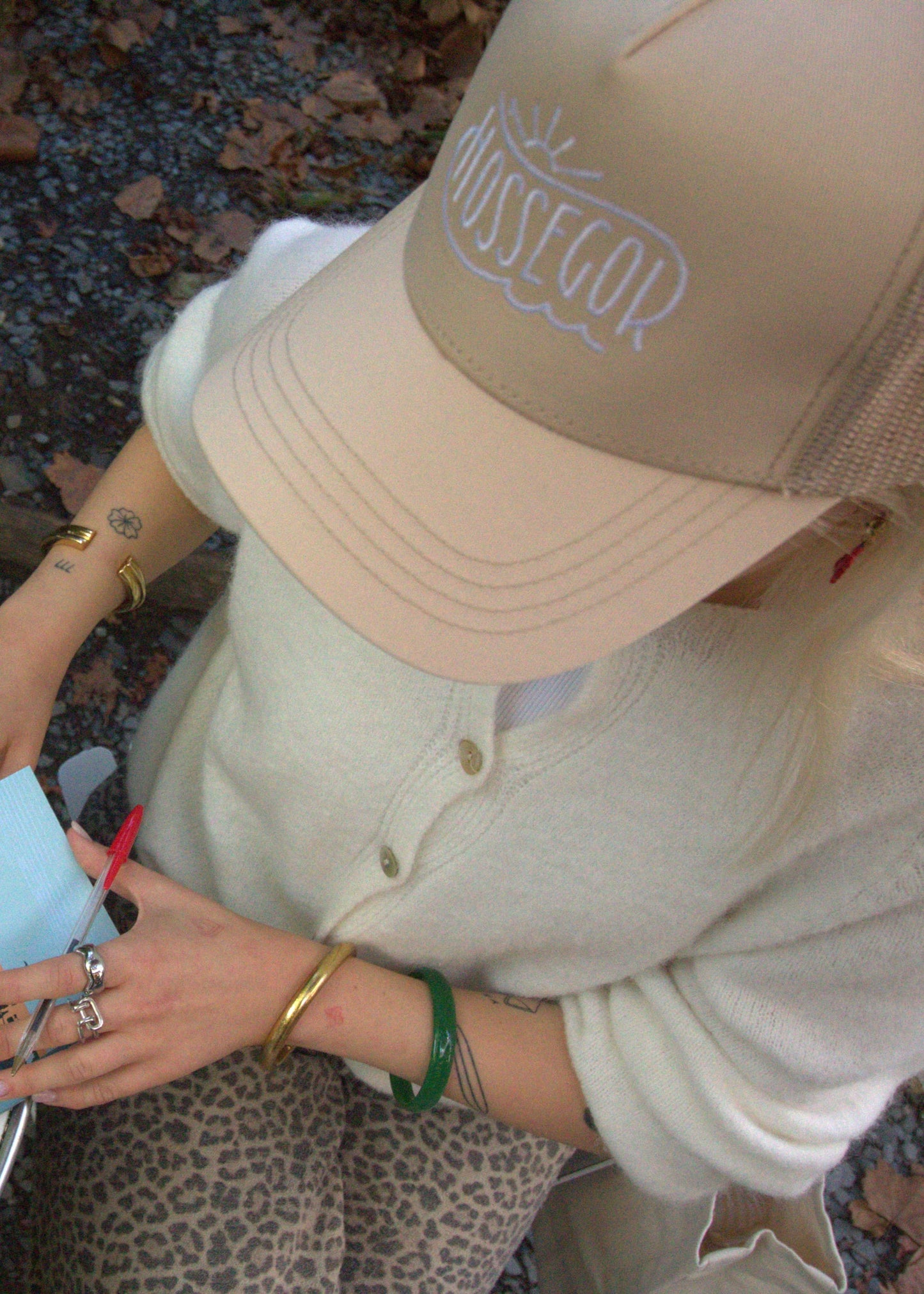 Casquette Hossegor officiel (adulte) Modèle beige