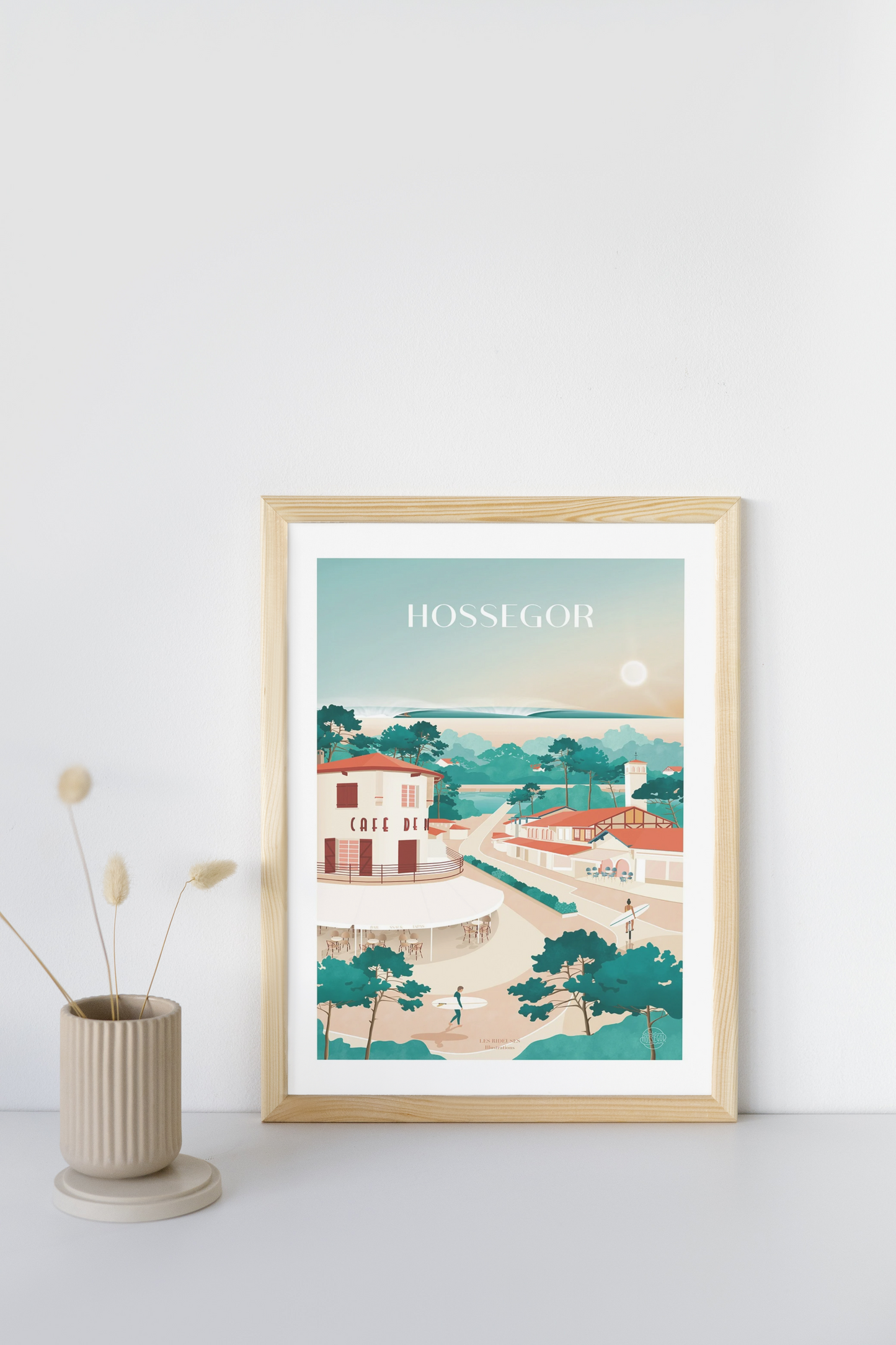Affiche Hossegor x Les Rideuses
