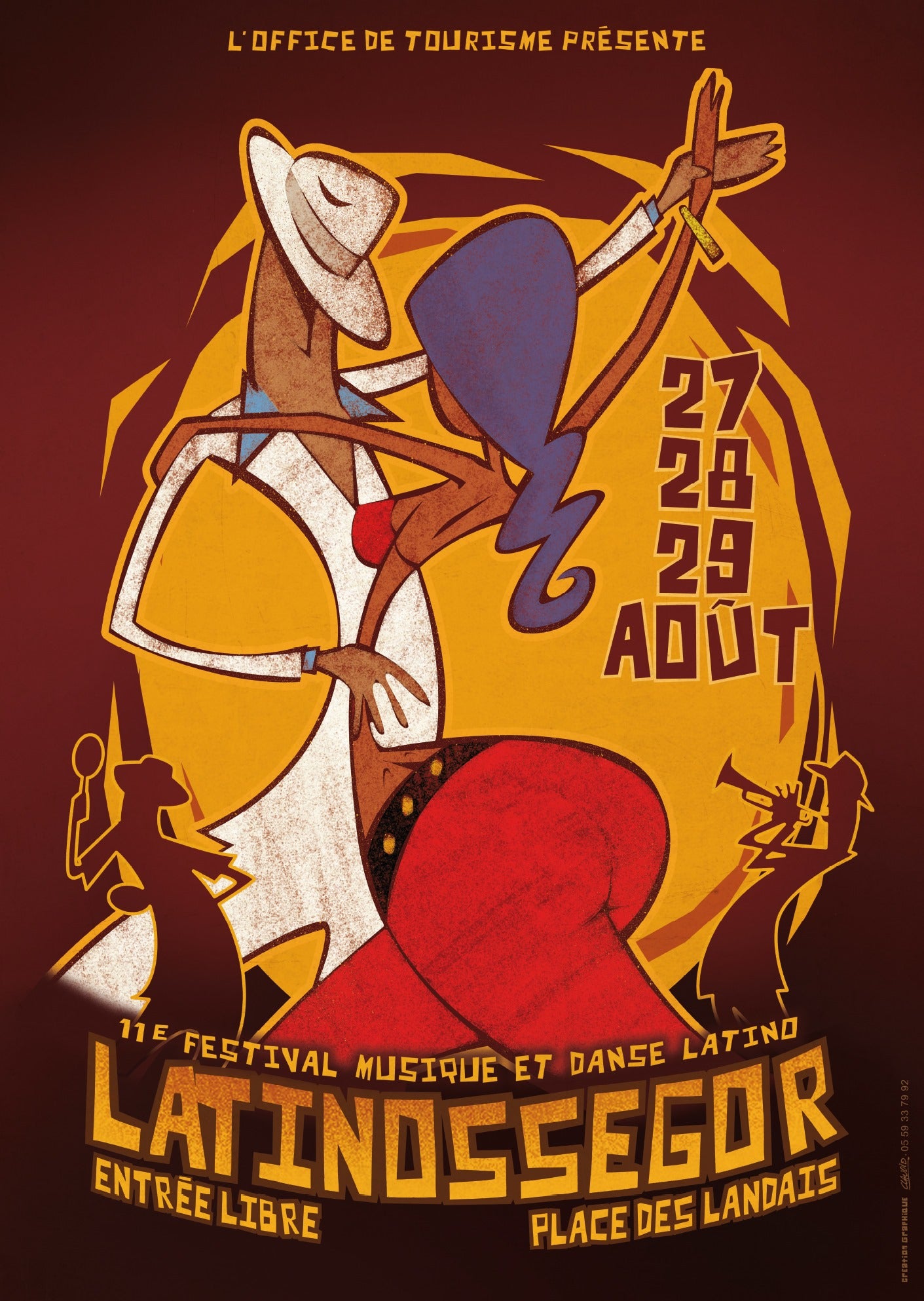 Affiche Hossegor festival Latinossegor (Édition 2011)