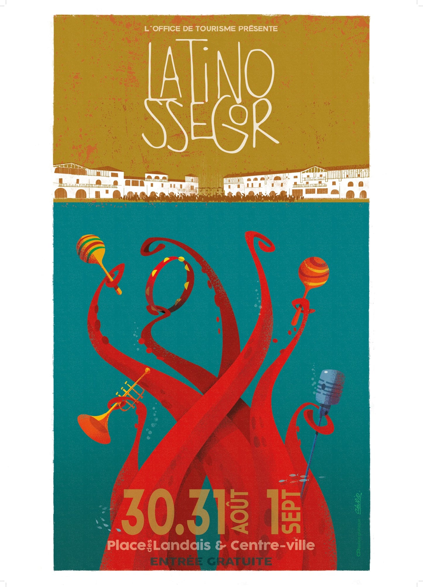 Affiche Hossegor festival Latinossegor (Édition 2019)
