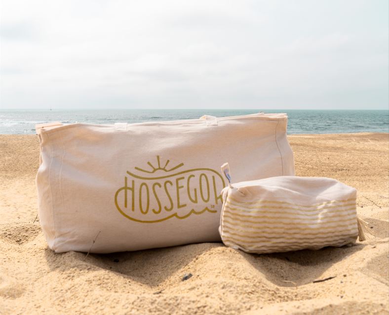 Sac cabas Hossegor avec trousse / logo de l'artiste Steven Burke