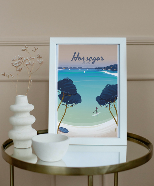 Affiche « Hossegor » Lac