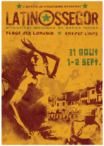 Affiche Hossegor festival Latinossegor (Édition 2008)