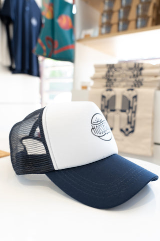 Casquette trucker (adulte) Modèle Bleu & Blanc